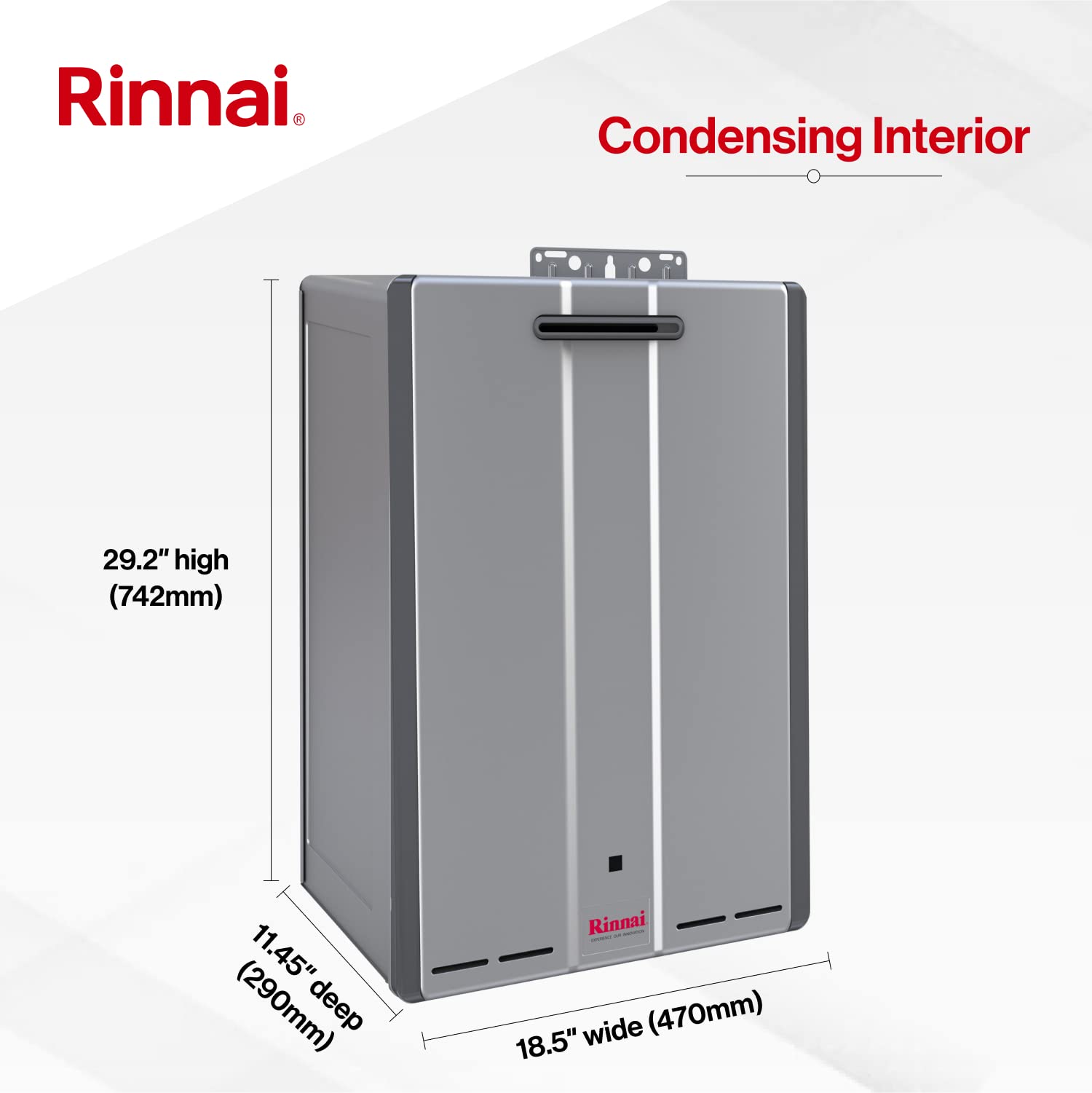 Rinnai. RSC199eN Super High Efficiency Plus Condensing Tankless Water Heater.